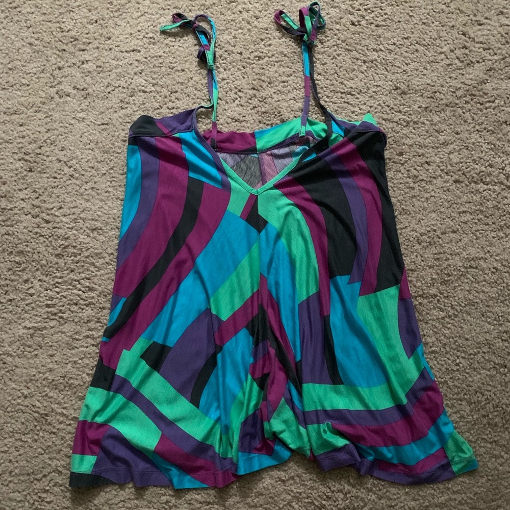 French Connection multi-colored tank top